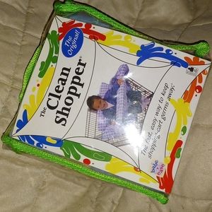 Shopping 🛒 cart blue/white checkered cover